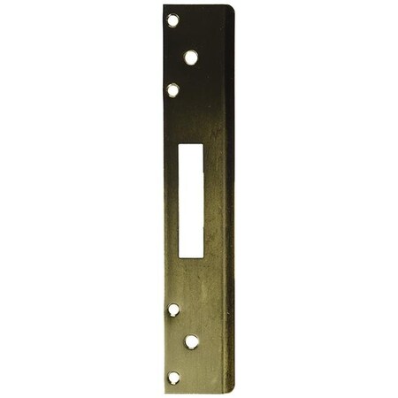 Don-Jo Don-Jo Manufacturing FL 212W4-WH 12 in. Full Lip High Security Strike with 4 in. CTC Latch Holes; White Coated FL 212W4-WH